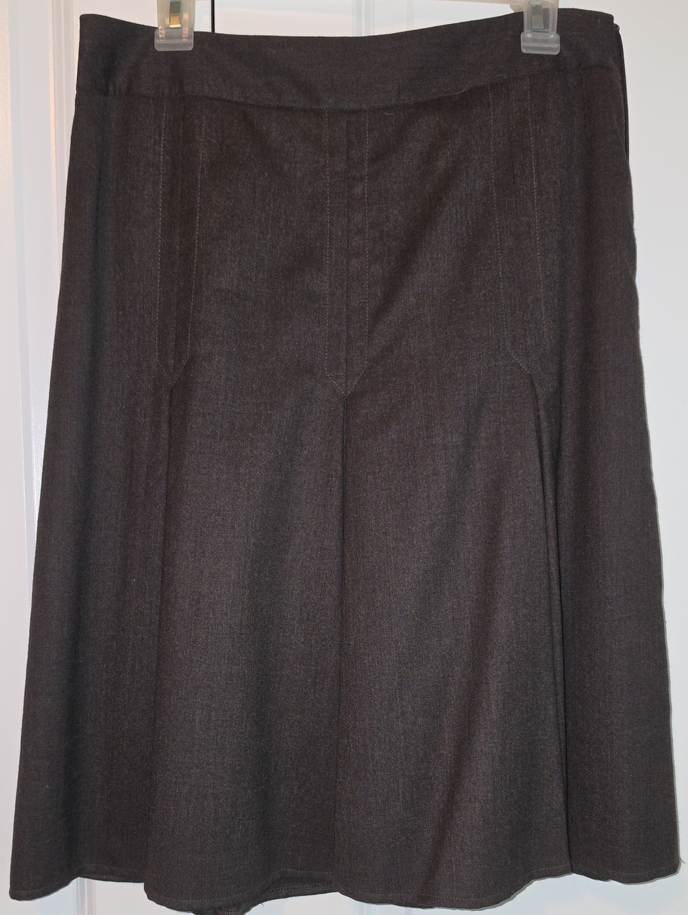 Ann Taylor Brown A-Line Skirt